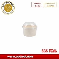 2.5OZ ice cream cup（white）