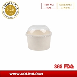 4OZ ice cream cup（white）