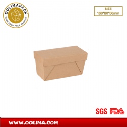 Salad box with separated lid