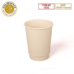 12OZ Double Wall Bamboo Paper Cup