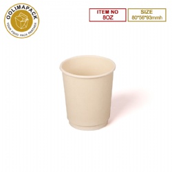 8OZ Double Wall Bamboo Paper Cup