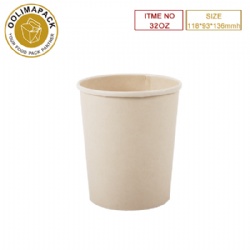 32oz Bamboo soup cup