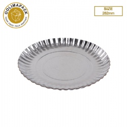 282mm Silver paper plate
