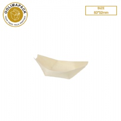 83*52mm Wooden Boat Tray