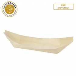 240*120mm Wooden Boat Tray