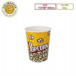 32oz paper popcorn box