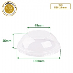 D90mm-PET-dome-lid