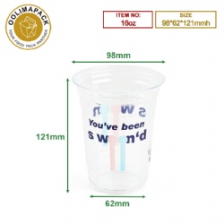 16oz PET Cold cup