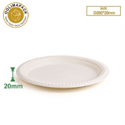10.5” Cornstarch plate