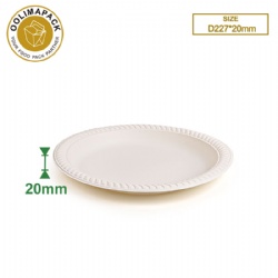 8.9” Cornstarch plate