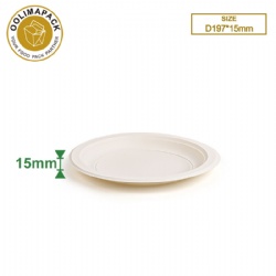 7.8” Cornstarch plate