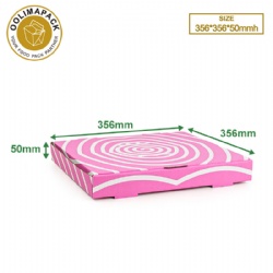 356*356*50mmh B-flute pizza box