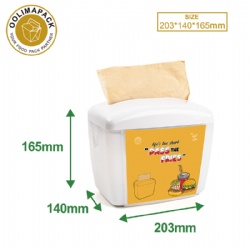 203*140*165mmh ABS Table napkin dispenser