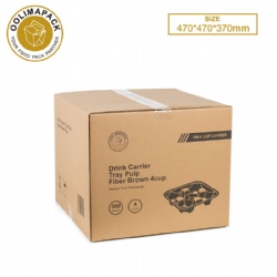 470*470*370mmh 4-cup carrier carton