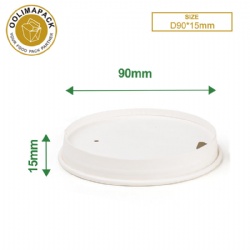 D90MM White lid