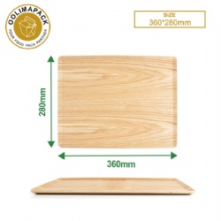 360*280mm anti-slip dining plate