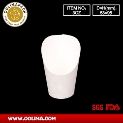 3OZ  scoop cup（white）