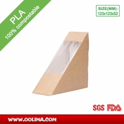 123-52mmh Sandwich box （PLA）